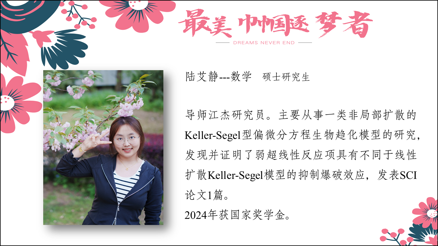 陆艾静--数学 硕士研究生